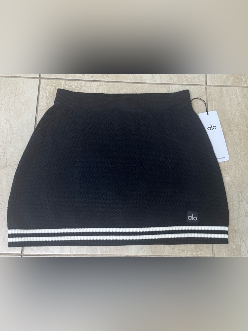 Alo Yoga Tennis Club Sweater Knit Skirt - Picture 5 of 14